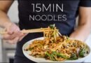 15 MIN WEEKNIGHT NOODLE STIR FRY | EASY, FAST VEGAN RECIPE