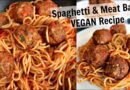 VEGAN SPAGHETTI & MEATBALLS (easy lentil meatballs recipe)