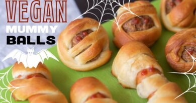Easy Vegan Halloween Recipe | Mummy Meatballs