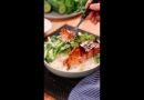 Air-Fryer Teriyaki Salmon and Broccoli Bowls