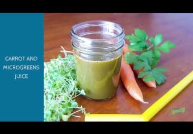 Carrot and Microgreens Juice