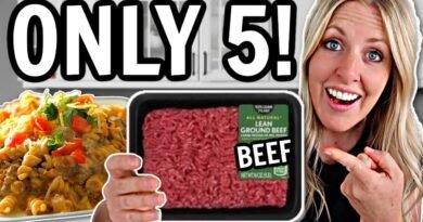 The EASIEST 5 Ingredient BEEF Recipes – What’s For Dinner!