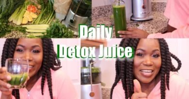 My Daily Green Juice Recipe for Detox & Glowing Skin| Juicing For Weight Loss