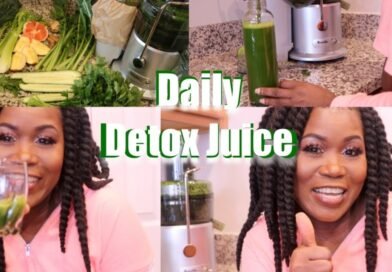 My Daily Green Juice Recipe for Detox & Glowing Skin| Juicing For Weight Loss