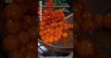 Vegan carrot balls trending chinesefood recipe, its taste better recipes #cooking #food #recipe