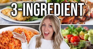 20 EASY 3 Ingredient Recipes – Dinners & Sides