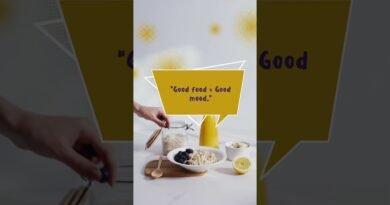 “Good food = Good mood.”