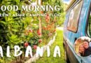 Outdoor simple camping breakfast in Albania. ASMR sounds, no talk, no music, no AI