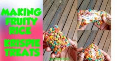 Making Fruity Rice Krispies Treats
