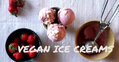 VEGAN ICE CREAM   –  2 easy recipes