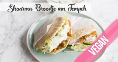 Vegan Broodje Shoarma van Tempeh met Tzatziki | RECIPE