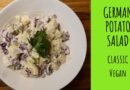 Classic German POTATO SALAD./EASY, VEGAN, HEALTHY, RECIPE for potato salad. Deli style.