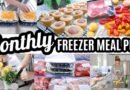 EASY BUDGET MONTHLY FREEZER MEAL PREP RECIPES COOK WITH ME LARGE FAMILY MEALS WHATS FOR DINNER