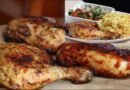 Juicy and delicious chicken thighs Bbq, easy lunch recipe