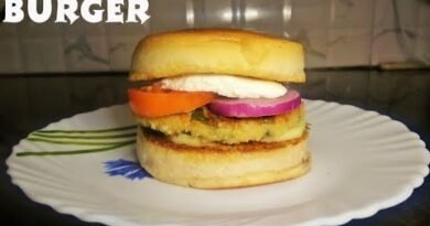 VEG BURGER RECIPE in just 5 minutes – COOK WITH RUNA JHA