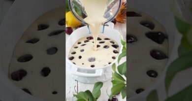 How To Make The Best Cherry Custard Cake