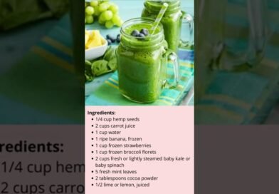 Anti Cancer Green Smoothie Recipe #shorts