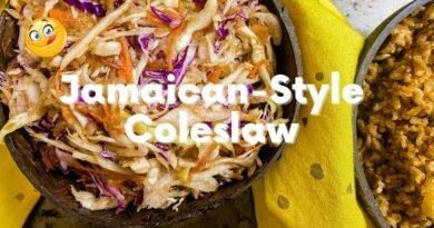 COLESLAW no mayo || JAMAICAN STYLE COLESLAW RECIPE (VEGAN RECIPE)