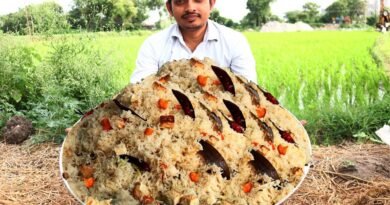 Vegetable Pulao Recipe || Gaint Veg Pulao || Street Kitchen