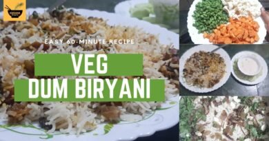 Veg Dum Biryani Recipe | Hyderabadi veg dum biryani | veg biryani | KDH