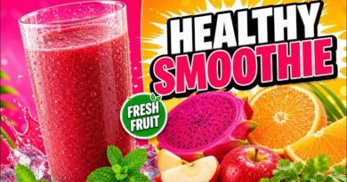 Apple Orange Dragon Fruit Smoothie | Healthy Natural Fruit Juice Recipe