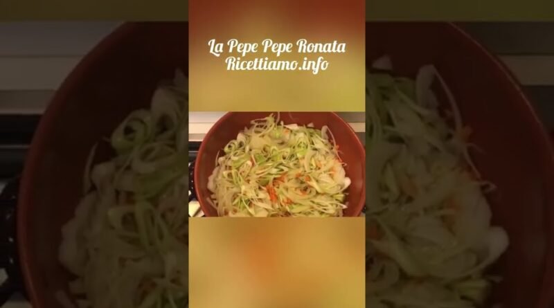 La Pepe Pepe Ronata di Ricettiamo – Ricette cucina facili e veloci