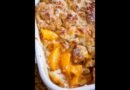 Keto Peach Cobbler Recipe: Your Perfect Summer Peach Dessert #shorts #keto #peach #cobbler