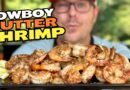 Easy COWBOY BUTTER Shrimp on the Blackstone Griddle – SO GOOD!
