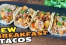 EASY Chorizo Breakfast Tacos on the Blackstone