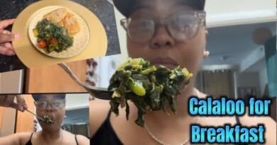 How to Make Jamaican Callaloo with Fritters | Easy Caribbean Recipe Packed with Iron!