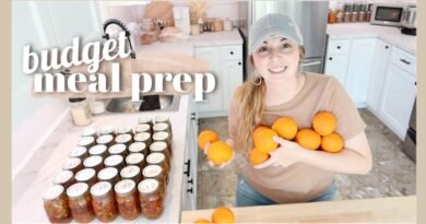 EASY BUDGET MEAL PREP RECIPES COOK WITH ME LARGE FAMILY MEALS WHATS FOR DINNER FOOD PRESERVATION