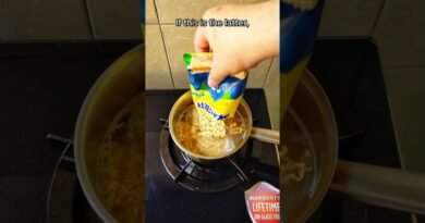 I Tried Cooking Mamee Monster Noodle Snack #experiment #mamee #instantnoodles