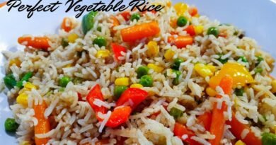 How to make the Perfect Vegetable Rice || Simple Vegetable Rice Recipe.