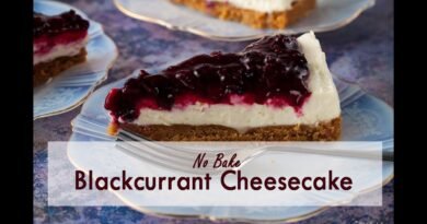 Blackcurrant cheesecake