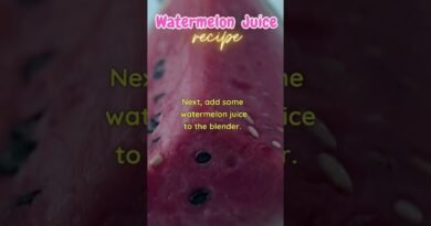 Watermelon juice recipe