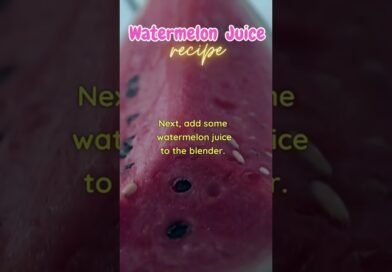Watermelon juice recipe