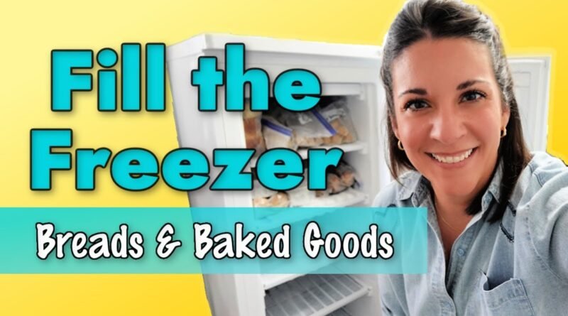 Filling the Freezer: 5 Baked Goods Recipes