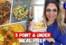 5 POINTS OR LESS WW MEAL PREP – BACON EGG QUESADILLA -PB PROTEIN RICE CRISPY TREATS & CASHEW CHICKEN