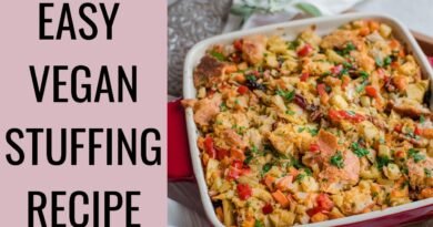 CLASSIC VEGAN STUFFING RECIPE | how to make stuffing vegan