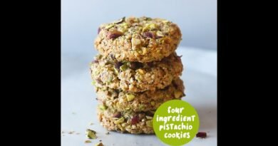 Four ingredient pistachio cookies