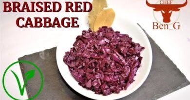 Red Cabbage Recipe Idea | Vegan Red Cabbage Recipes | Braised Red Cabbage With White Wine Vinegar