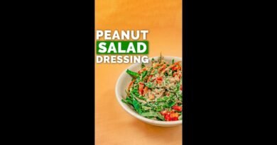 Peanut salad dressing | Easy recipe #shorts