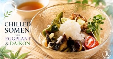 Taste Japanese Summer | Chilled Somen with Fried Eggplant