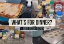 What’s For Dinner? | Budget Friendly Meal Ideas | March 2020