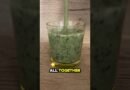 Energizing Spinach-Banana Smoothie: Packed with Vitamins, Antioxidants & Probiotics