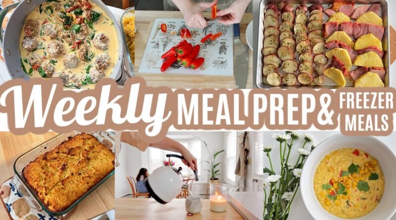 EASY BUDGET FRIENDLY WEEKLY MEAL PREP RECIPES LARGE FAMILY MEALS WHATS FOR DINNER FREEZER MEALS