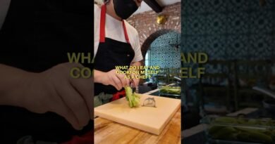 what I eat and cook for myself as a chef