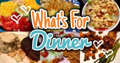 WHAT’S FOR DINNER || EASY AND BUDGET FRIENDLY WEEKNIGHT MEALS
