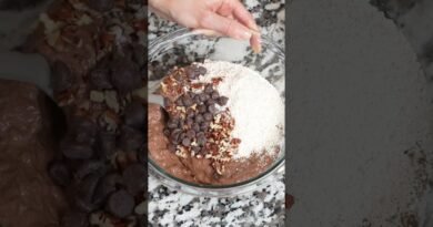 Chocolate Fudgy Brownie Recipe! No Butter! No Eggs! #shorts