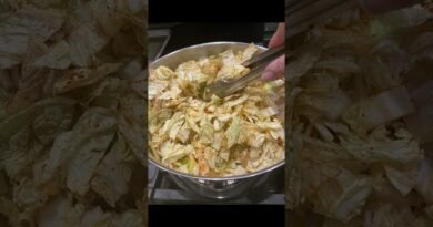 Fried Cabbage Asparagus and Bacon Recipe